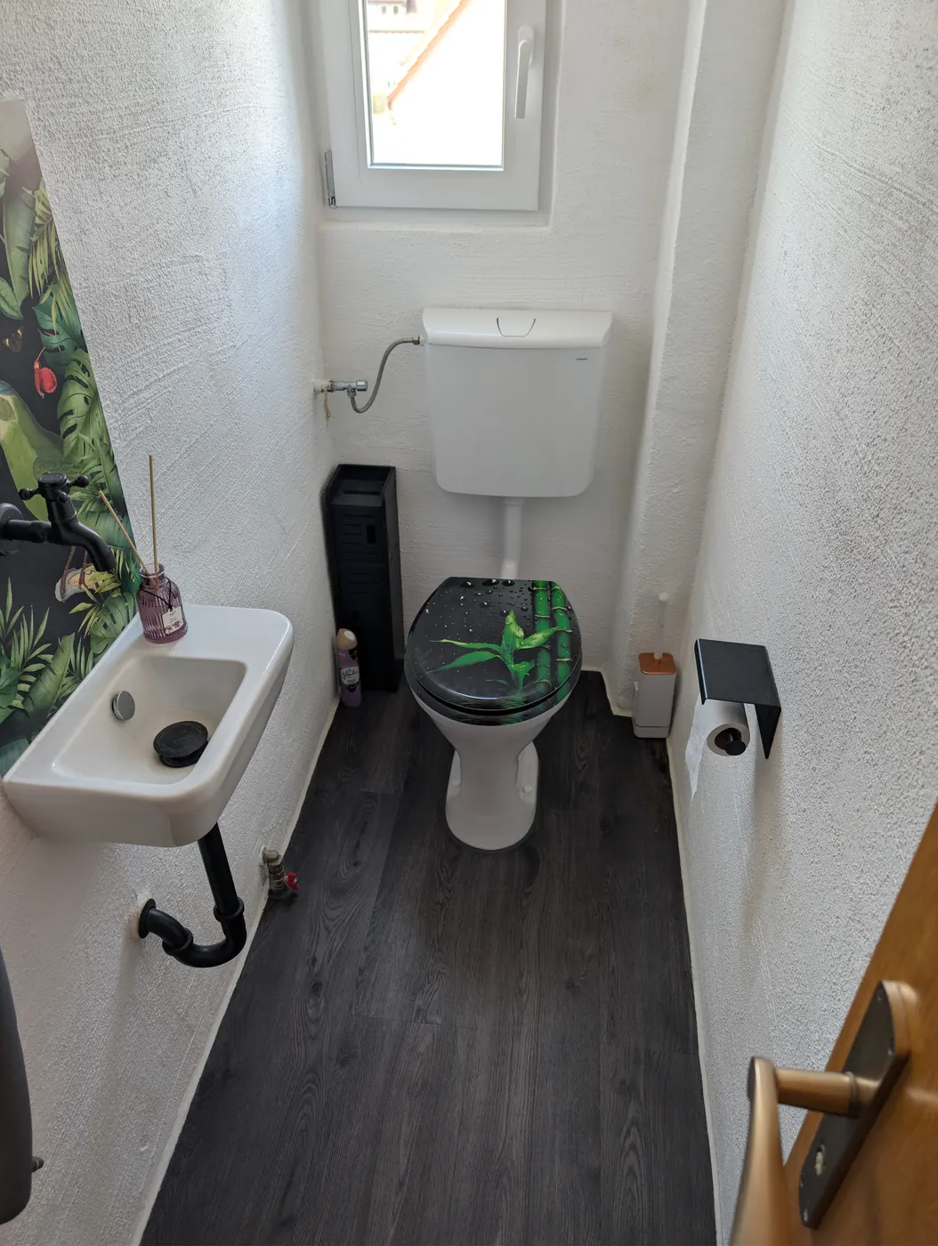 WC Detailansicht Vinylboden