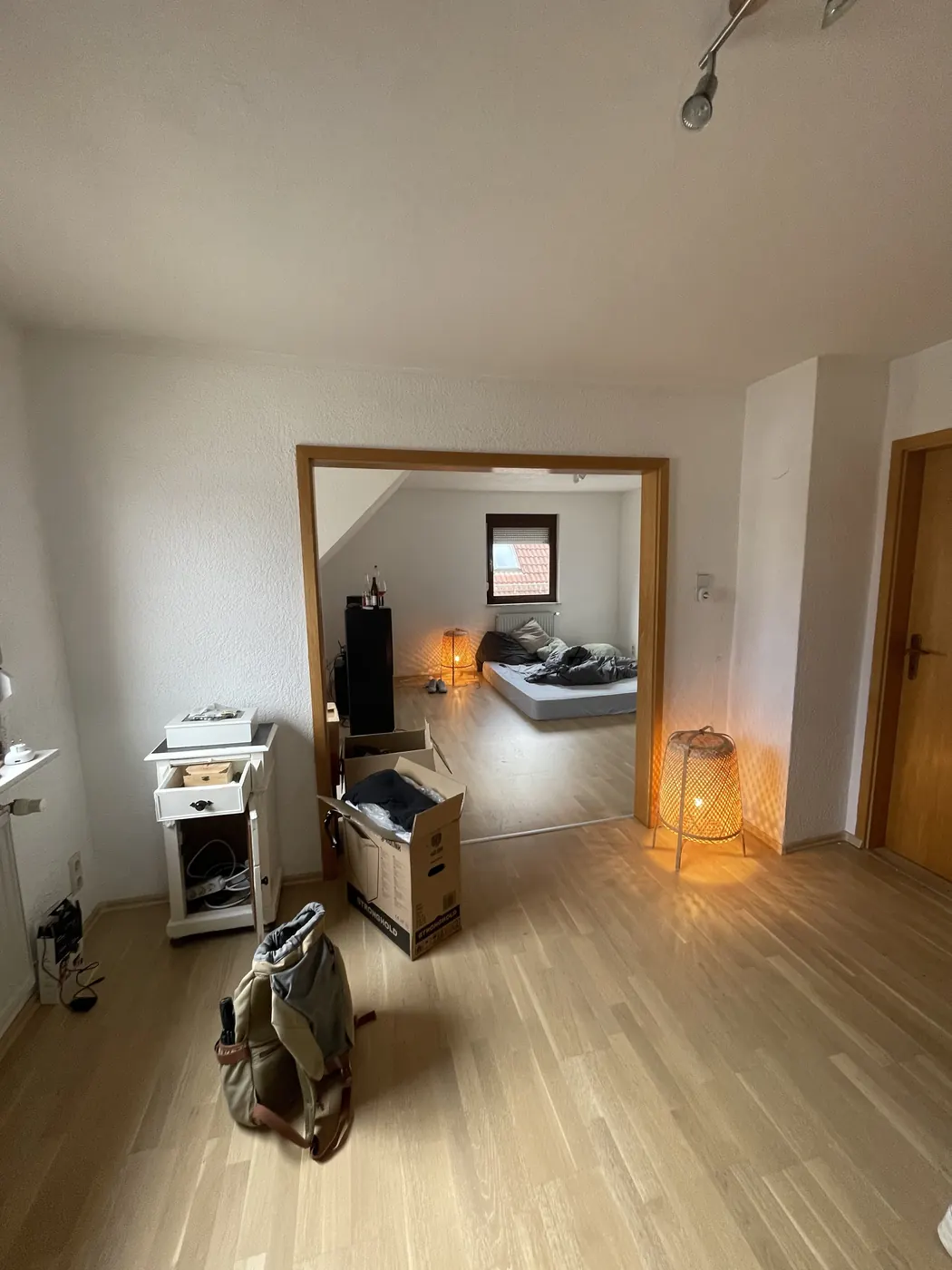 Wohnzimmer vor der Renovierung